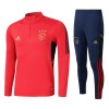 Ajax Amsterdam Quarter Zip Sweat d'Entraînement 22-23 Rouge Pour Enfant